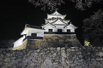 Pela primeira vez o Castelo Hikone terá iluminação noturna. Foto: Jornal Kyoto