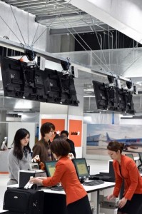 Interior do Terminal 3 voltado para as LCC. Foto: Mainichi
