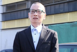 O pai, Tatsuhiro Boku. Foto: Jiji Press
